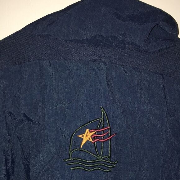 Vintage Dennis Conner Stars & Stripes Sailboat Yacht Sailing Coat Jacket Retro - Picture 4 of 5